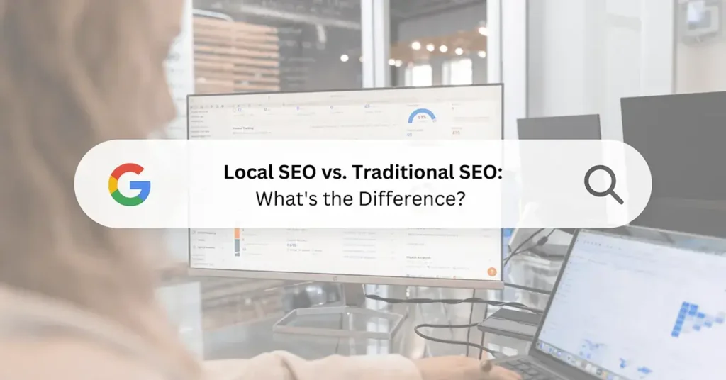 The top SEO company Texas shares the difference between local seo and traditional seo