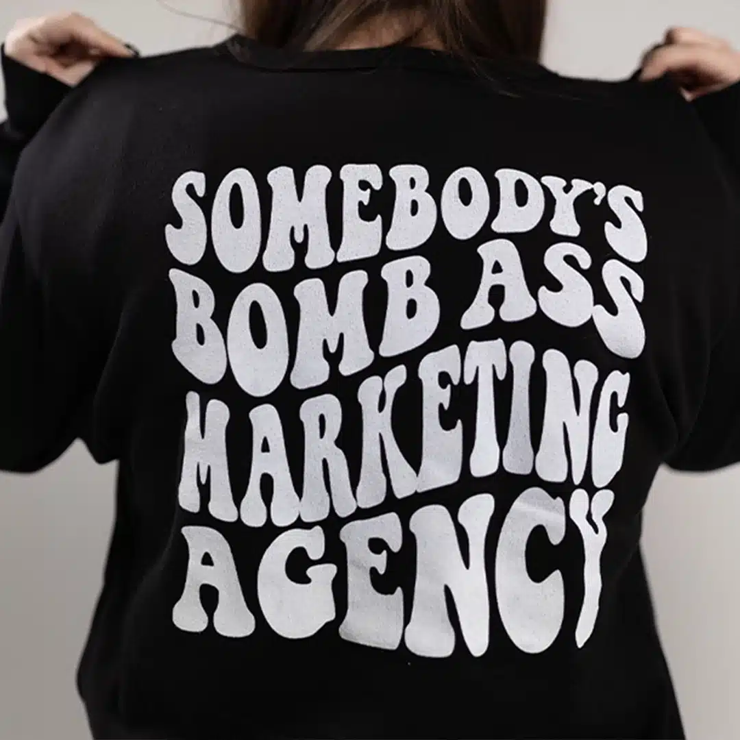 social media marketing agency shirt about somebodys bomb marketing agency