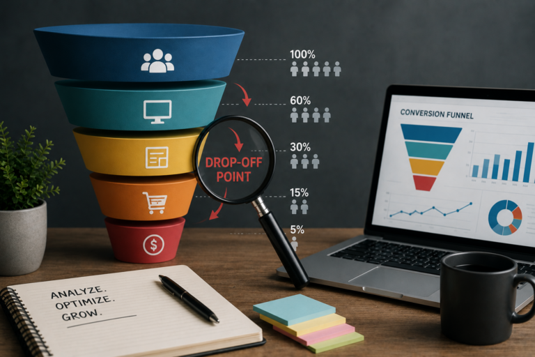 How to identify drop off points in your funnel